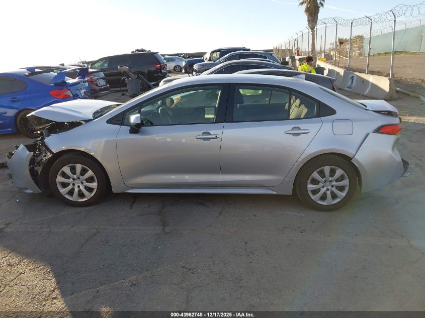 2022 Toyota Corolla Le VIN: JTDEPMAE1N3029550 Lot: 43962745