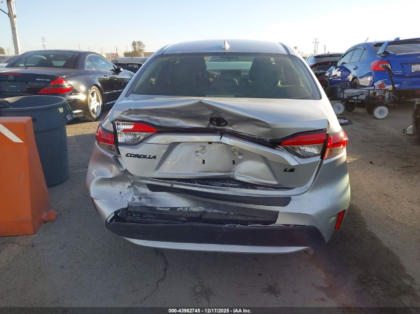 2022 Toyota Corolla Le VIN: JTDEPMAE1N3029550 Lot: 43962745