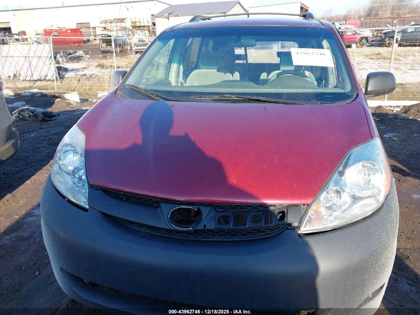 2006 Toyota Sienna Le VIN: 05TDZA23C76S45622 Lot: 43962746