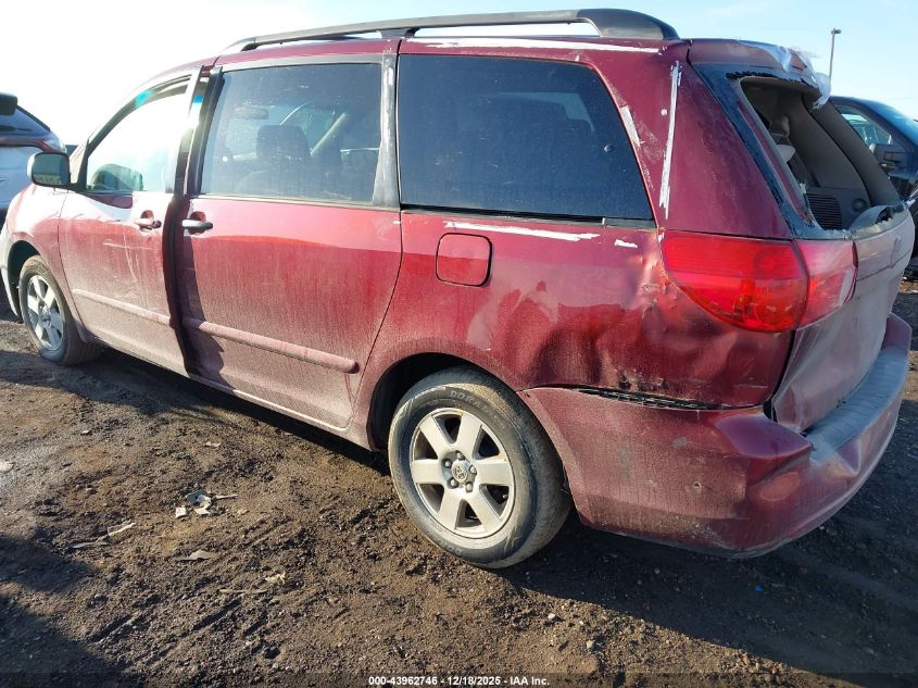 2006 Toyota Sienna Le VIN: 05TDZA23C76S45622 Lot: 43962746