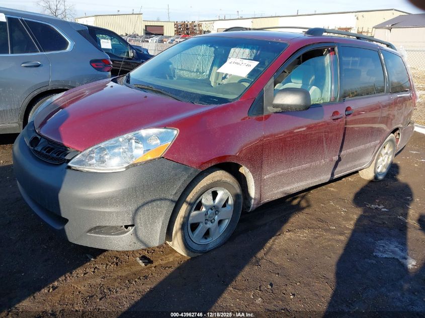 2006 Toyota Sienna Le VIN: 05TDZA23C76S45622 Lot: 43962746