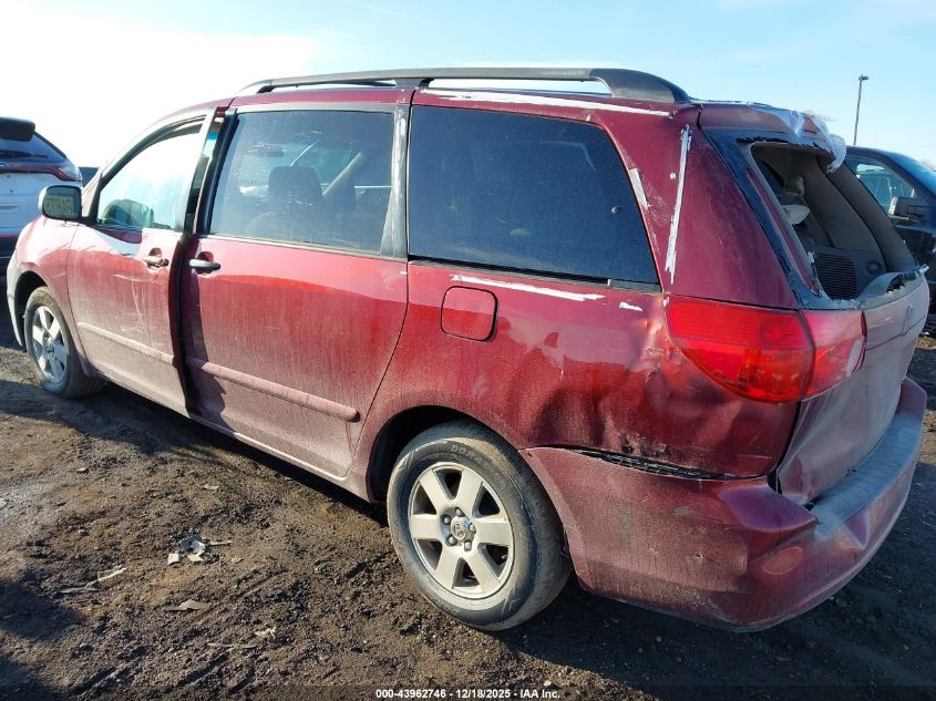 2006 Toyota Sienna Le VIN: 05TDZA23C76S45622 Lot: 43962746