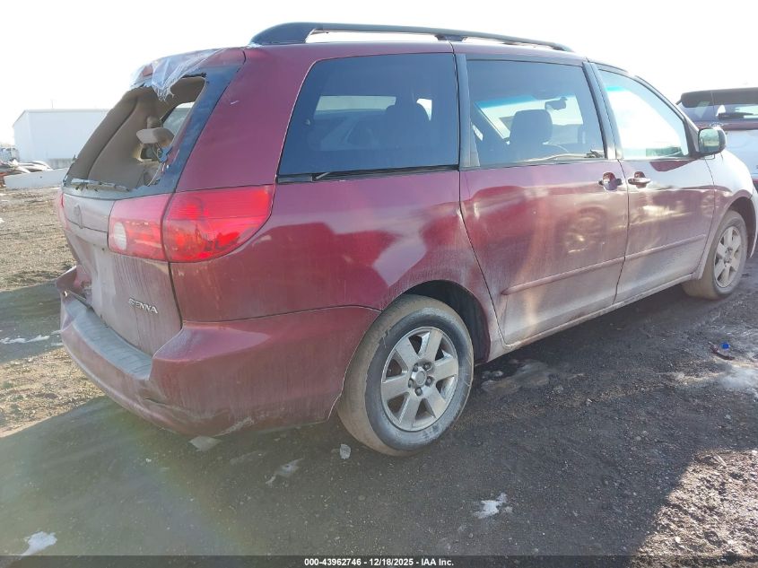 2006 Toyota Sienna Le VIN: 05TDZA23C76S45622 Lot: 43962746