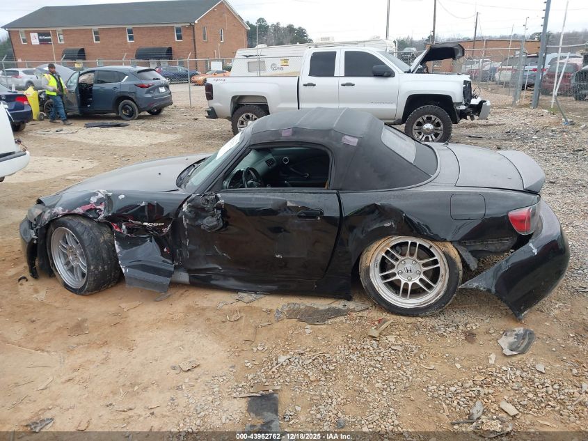 2002 Honda S2000 VIN: JHMAP11422T003229 Lot: 43962762