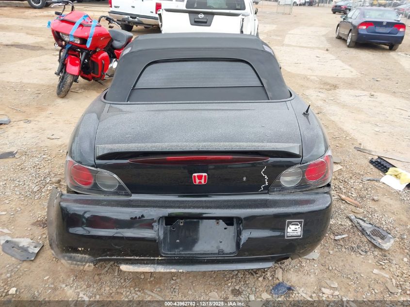 2002 Honda S2000 VIN: JHMAP11422T003229 Lot: 43962762