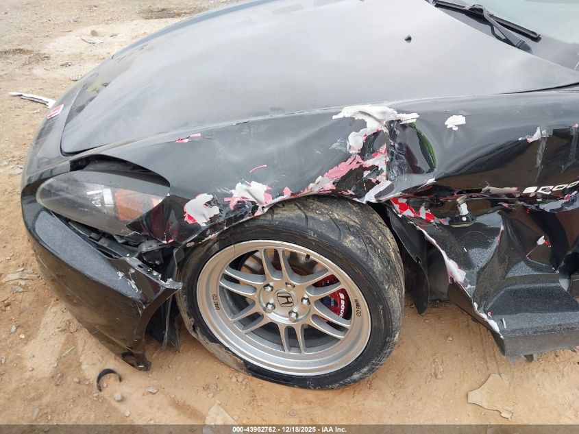 2002 Honda S2000 VIN: JHMAP11422T003229 Lot: 43962762