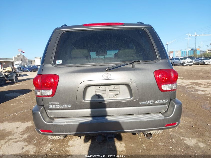 2007 Toyota Sequoia Sr5 V8 VIN: 5TDBT44A47S283875 Lot: 43962763