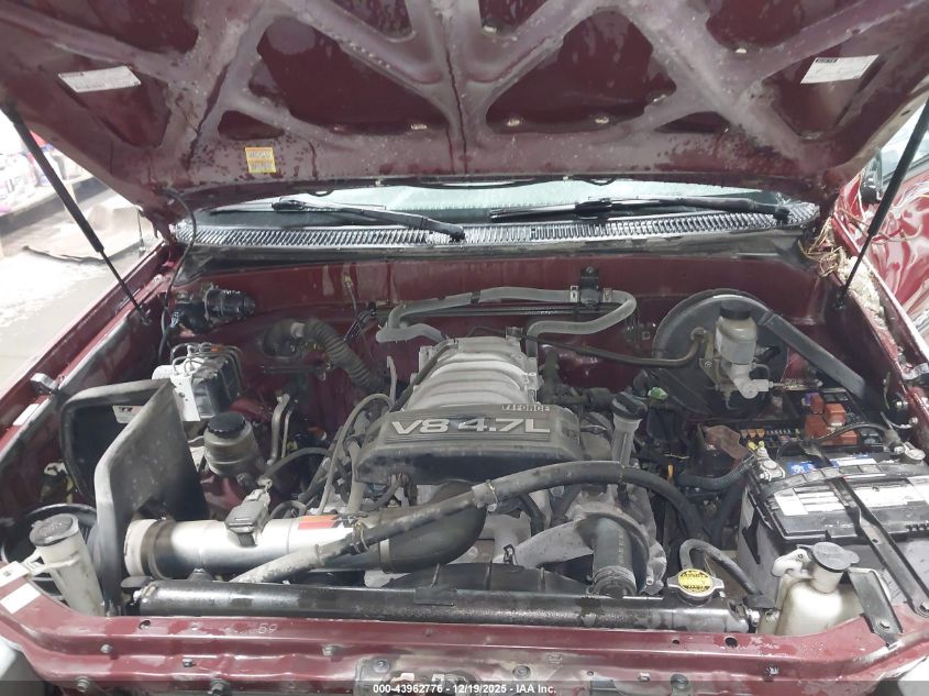 2003 Toyota Tundra Sr5 V8 VIN: 5TBBT44133S347004 Lot: 43962776