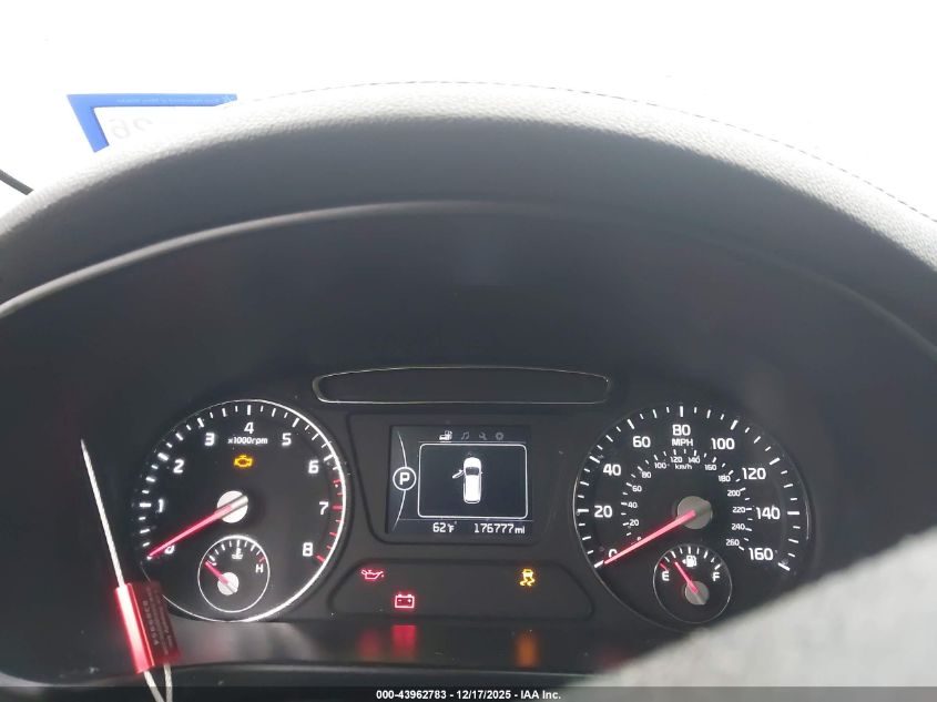 2016 Kia Sorento 3.3L Lx VIN: 5XYPG4A52GG071460 Lot: 43962783