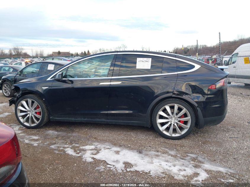 2016 Tesla Model X 75D/P100D/P90D VIN: 5YJXCBE44GFS00307 Lot: 43962802