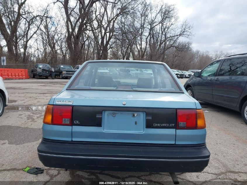 1986 Chevrolet Nova VIN: 1Y1SK1946GZ148525 Lot: 43962811