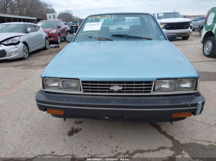 1986 Chevrolet Nova VIN: 1Y1SK1946GZ148525 Lot: 43962811