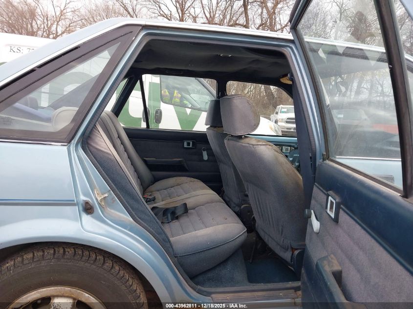1986 Chevrolet Nova VIN: 1Y1SK1946GZ148525 Lot: 43962811