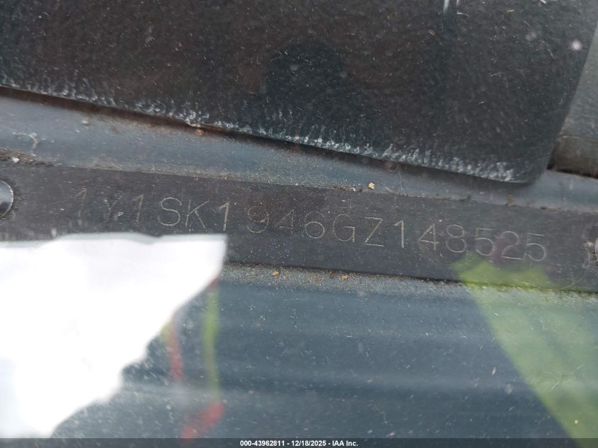 1986 Chevrolet Nova VIN: 1Y1SK1946GZ148525 Lot: 43962811