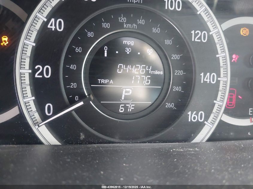 2016 Honda Accord Ex VIN: 1HGCR2F70GA154331 Lot: 43962815