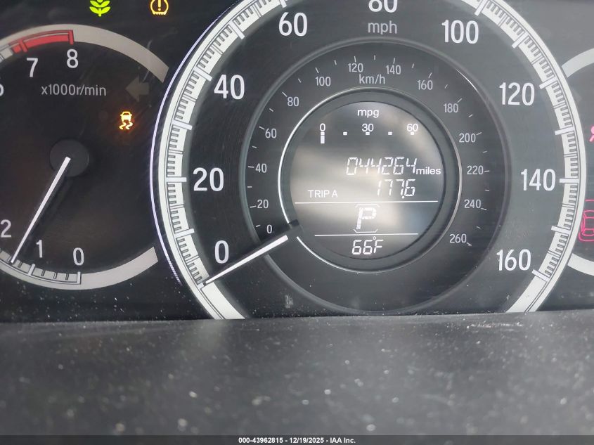 2016 Honda Accord Ex VIN: 1HGCR2F70GA154331 Lot: 43962815