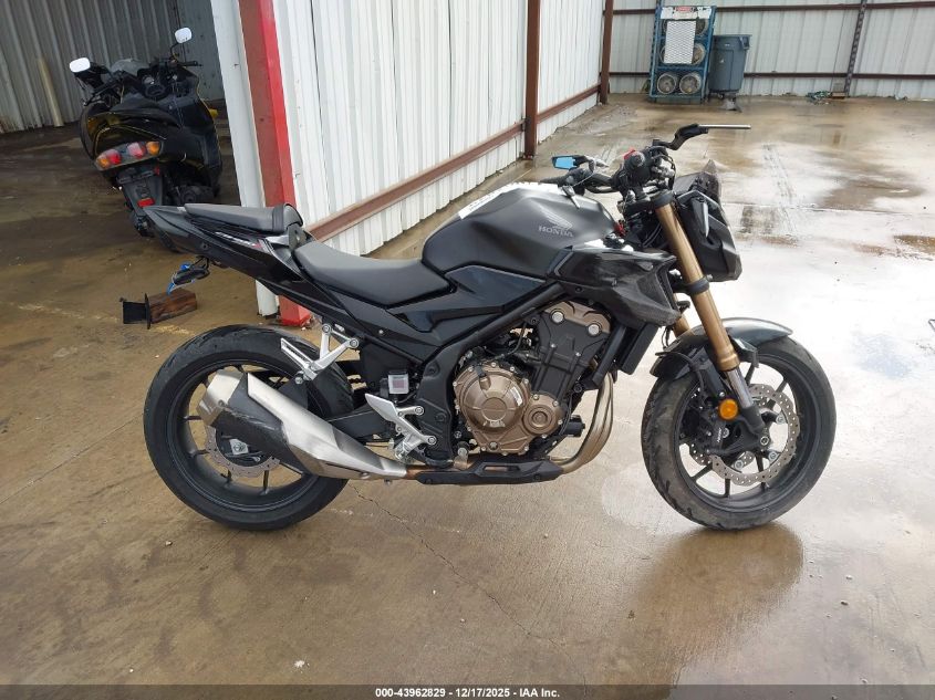 2022 Honda Cb500 Fa VIN: MLHPC6356N5300777 Lot: 43962829