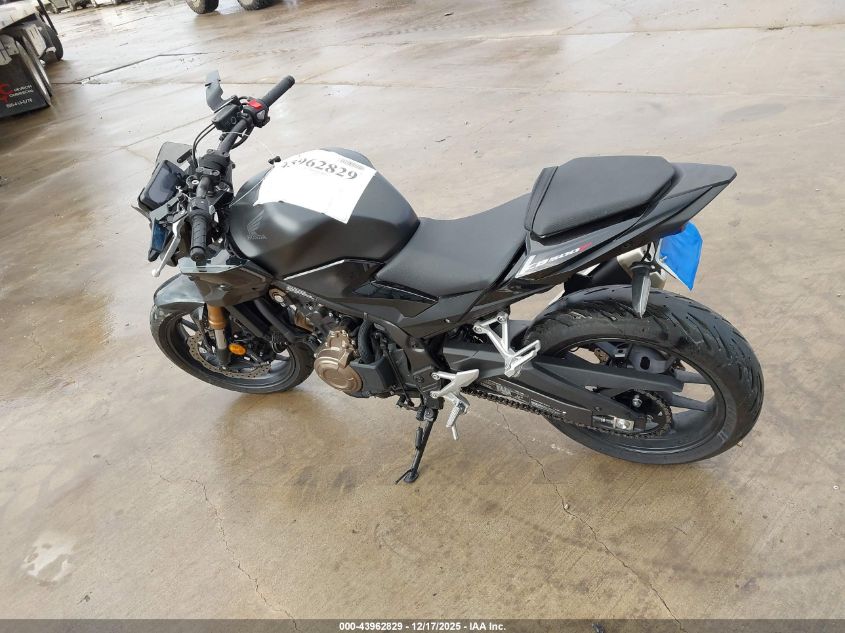 2022 Honda Cb500 Fa VIN: MLHPC6356N5300777 Lot: 43962829