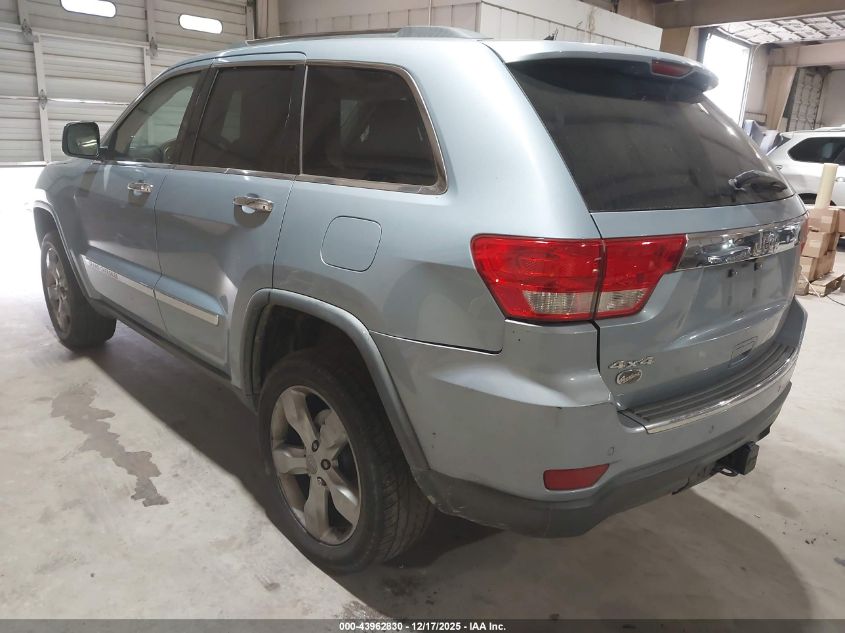 2013 Jeep Grand Cherokee Overland VIN: 1C4RJFCG4DC607202 Lot: 43962830