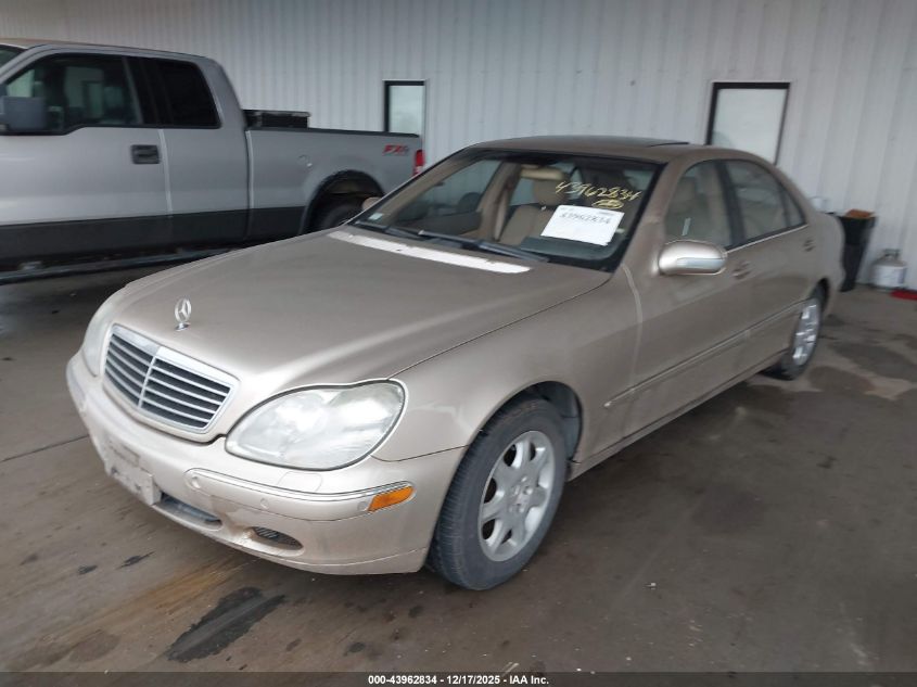 2001 Mercedes-Benz S 500 VIN: WDBNG75J41A178368 Lot: 43962834