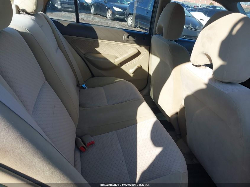 2004 Honda Civic Vp VIN: 2HGES16354H537182 Lot: 43962879