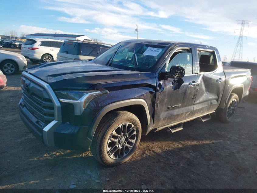 2022 Toyota Tundra Limited VIN: 5TFJA5DB0NX018426 Lot: 43962890