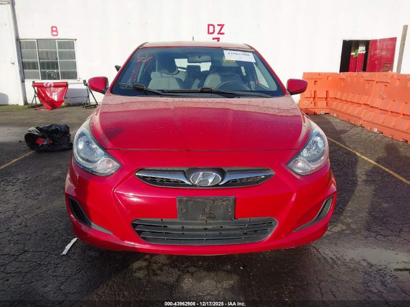 2012 Hyundai Accent Gs VIN: KMHCT5AE2CU001400 Lot: 43962908