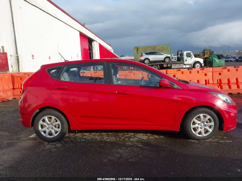 2012 Hyundai Accent Gs VIN: KMHCT5AE2CU001400 Lot: 43962908