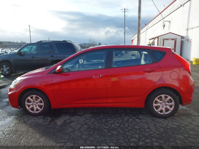 2012 Hyundai Accent Gs VIN: KMHCT5AE2CU001400 Lot: 43962908