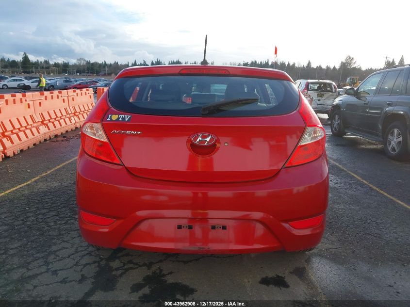 2012 Hyundai Accent Gs VIN: KMHCT5AE2CU001400 Lot: 43962908