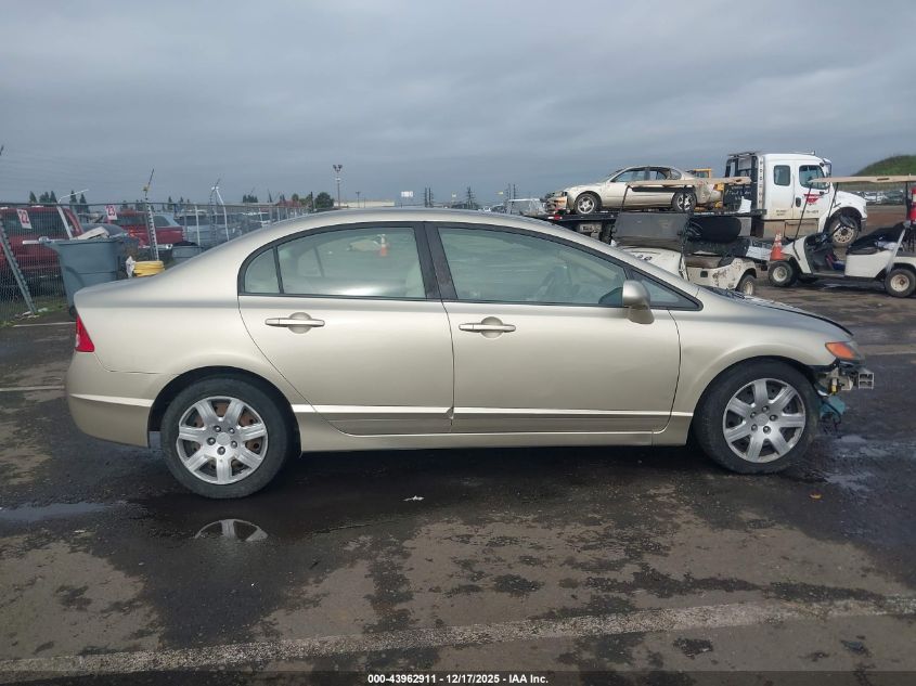 2008 Honda Civic Lx VIN: 1HGFA16518L108459 Lot: 43962911