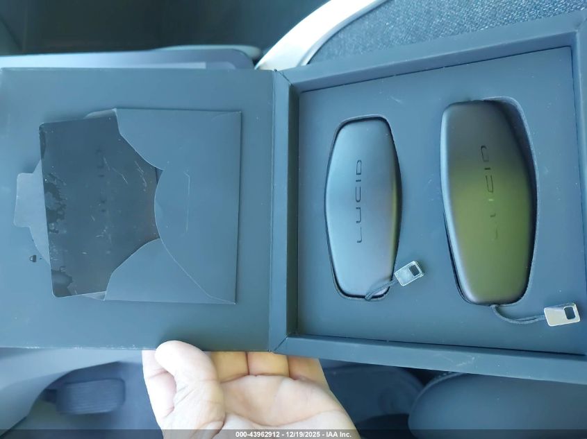 2025 Lucid Air Pure VIN: 50EA1PGA9SA007773 Lot: 43962912