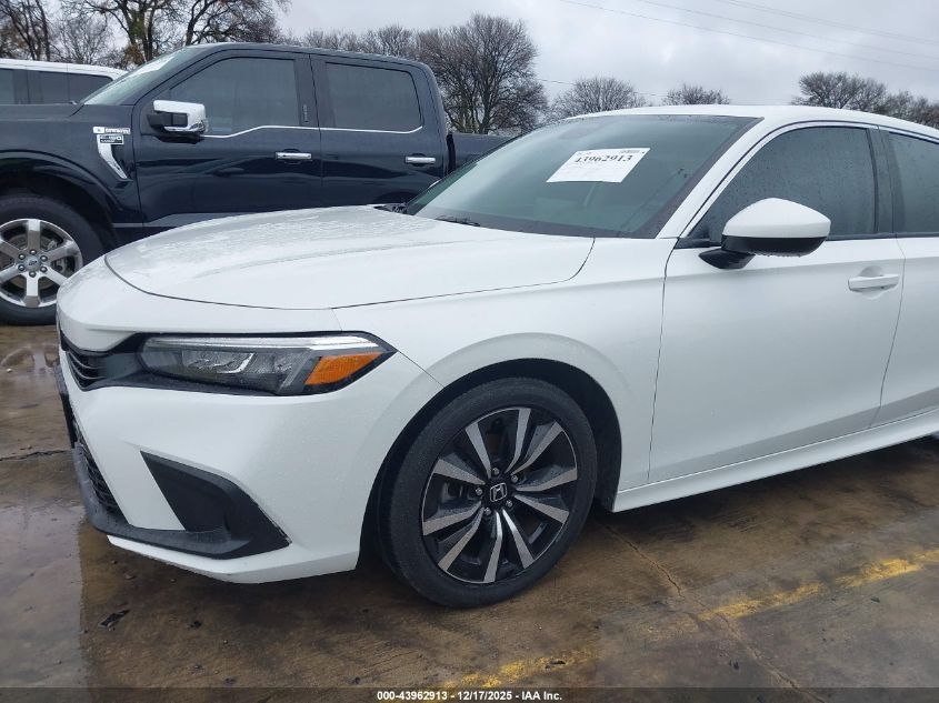 2022 Honda Civic Ex VIN: 2HGFE1F76NH323995 Lot: 43962913