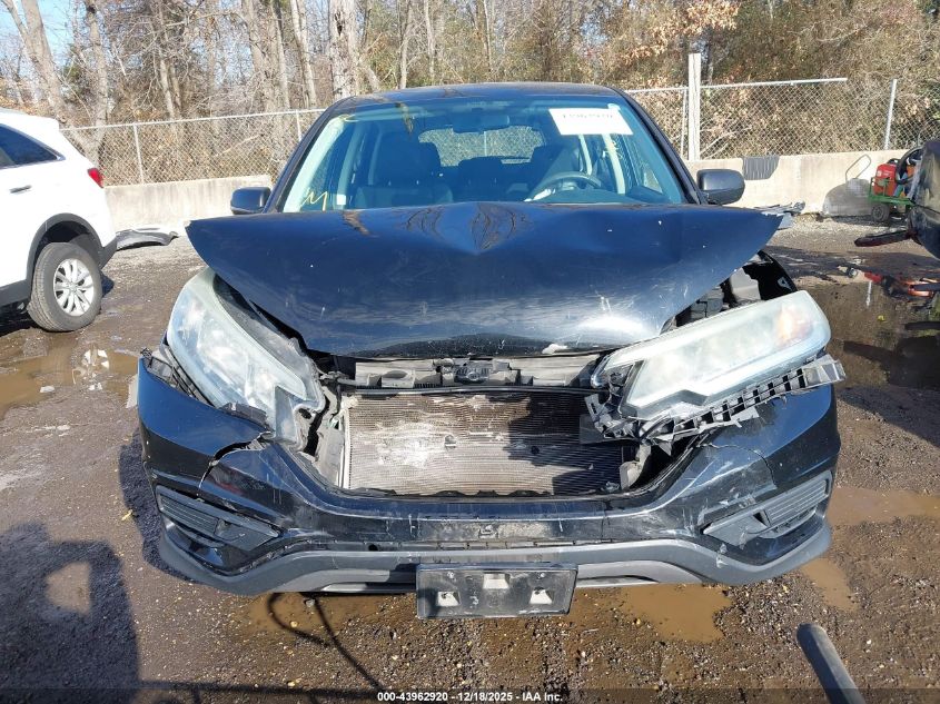 2015 Honda Cr-V Lx VIN: 2HKRM3H36FH558166 Lot: 43962920