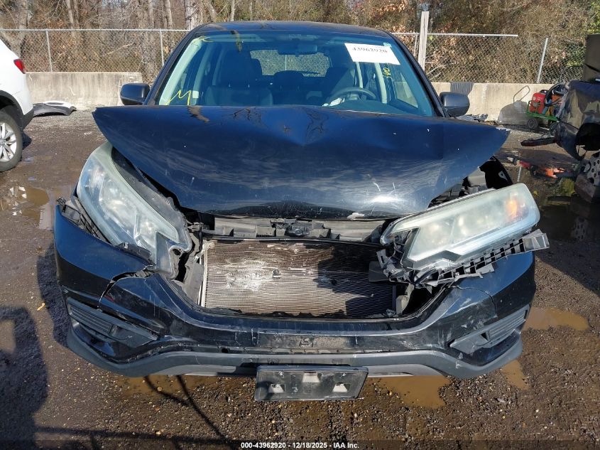 2015 Honda Cr-V Lx VIN: 2HKRM3H36FH558166 Lot: 43962920