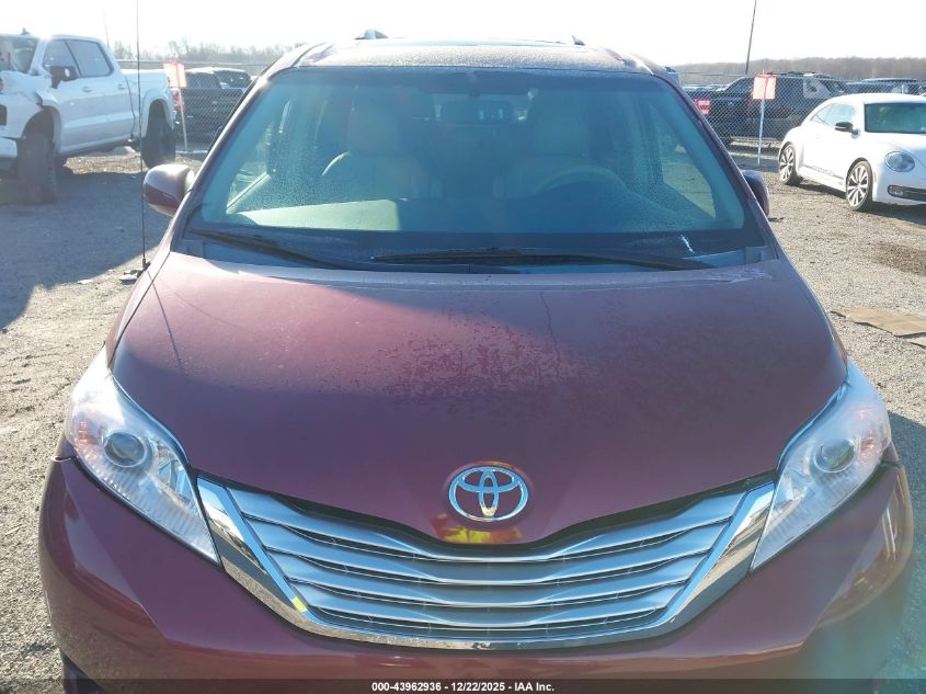 2014 Toyota Sienna Xle V6 8 Passenger VIN: 5TDYK3DC6ES467589 Lot: 43962936