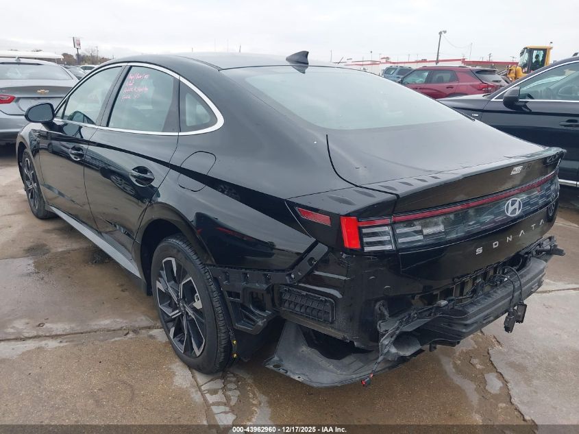 2025 Hyundai Sonata Sel VIN: KMHL64JA3SA490341 Lot: 43962960
