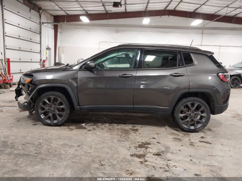 2021 Jeep Compass 80Th Anniversary 4X4 VIN: 3C4NJDEB7MT555251 Lot: 43962970