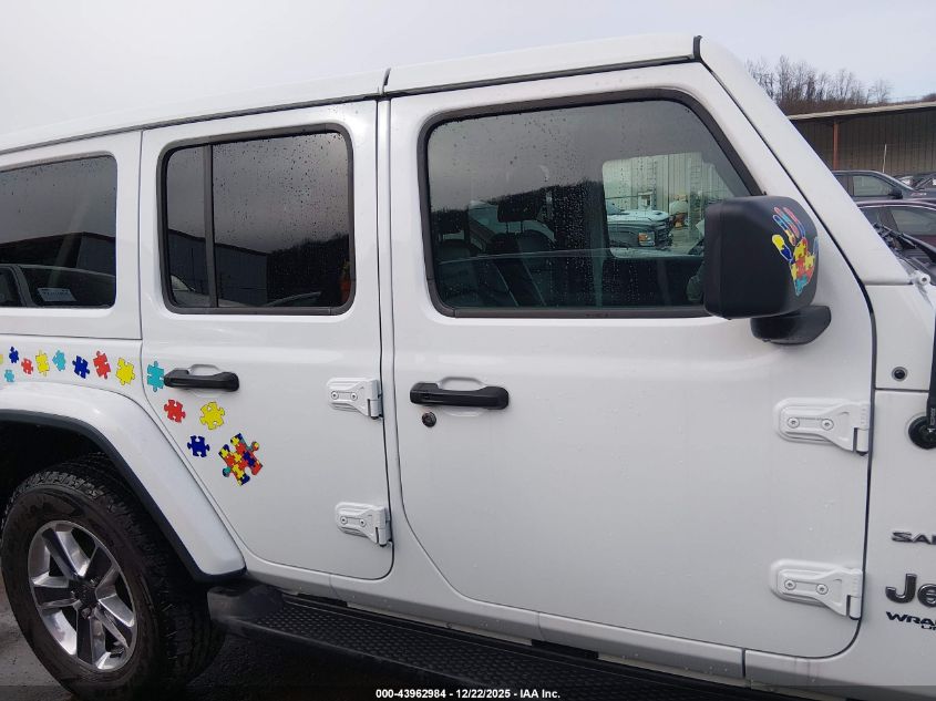 2021 Jeep Wrangler Unlimited Sahara VIN: 1C4HJXEN4MW808660 Lot: 43962984