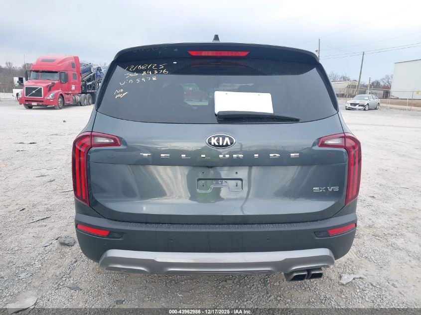 2021 Kia Telluride Ex VIN: 5XYP34HC2MG165978 Lot: 43962986