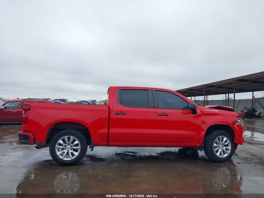 2022 Chevrolet Silverado 1500 2Wd Short Bed Custom VIN: 3GCPABEK3NG580459 Lot: 43962989