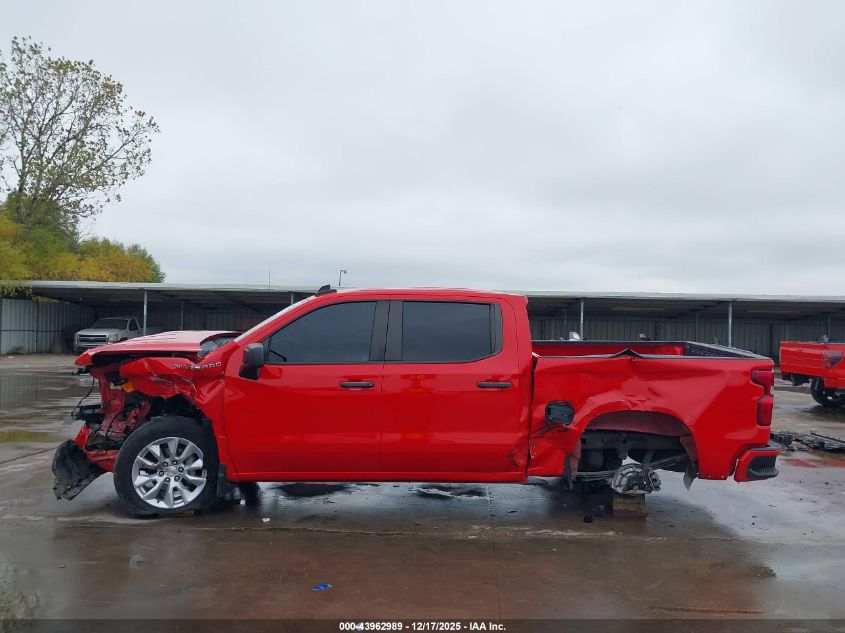 2022 Chevrolet Silverado 1500 2Wd Short Bed Custom VIN: 3GCPABEK3NG580459 Lot: 43962989