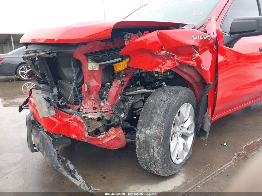 2022 Chevrolet Silverado 1500 2Wd Short Bed Custom VIN: 3GCPABEK3NG580459 Lot: 43962989