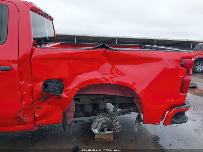 2022 Chevrolet Silverado 1500 2Wd Short Bed Custom VIN: 3GCPABEK3NG580459 Lot: 43962989