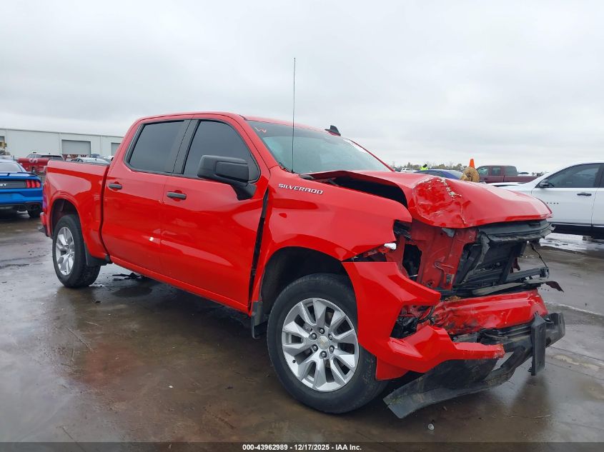 2022 Chevrolet Silverado 1500 2Wd Short Bed Custom VIN: 3GCPABEK3NG580459 Lot: 43962989