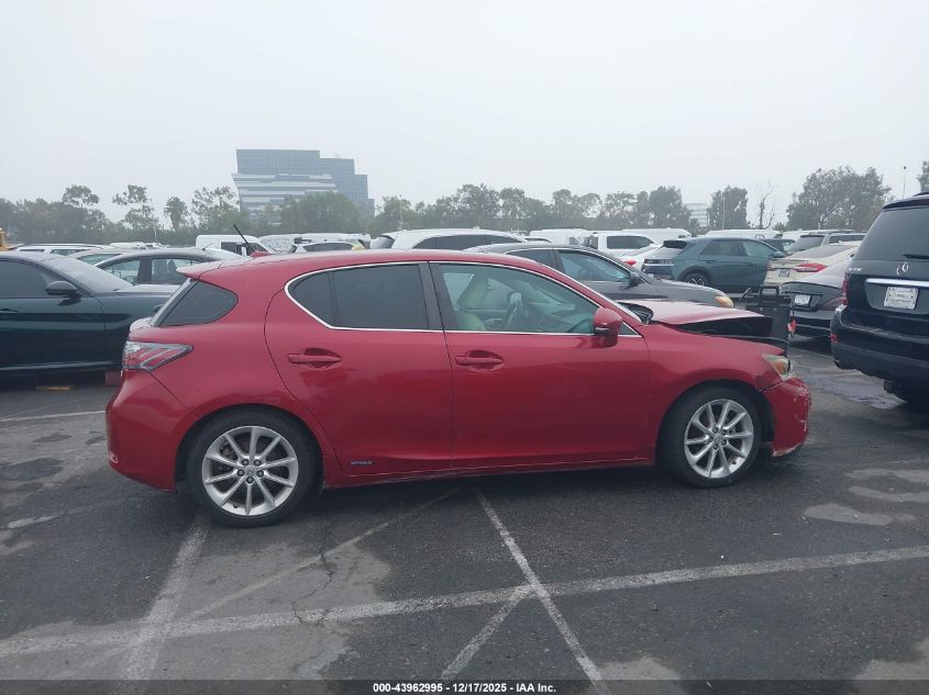 2011 Lexus Ct 200H Premium VIN: JTHKD5BH8B2044038 Lot: 43962995