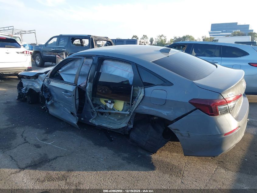 2025 Honda Civic Sport VIN: 2HGFE2F52SH545904 Lot: 43962998