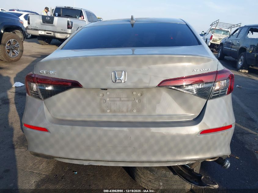 2025 Honda Civic Sport VIN: 2HGFE2F52SH545904 Lot: 43962998