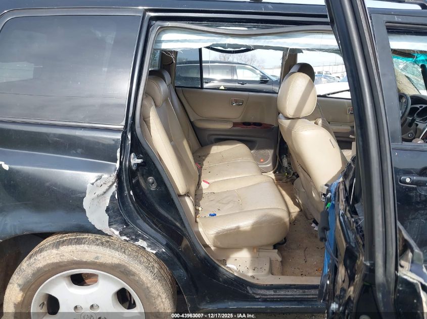 2006 Toyota Highlander Limited V6 VIN: JTEDP21A460117472 Lot: 43963007