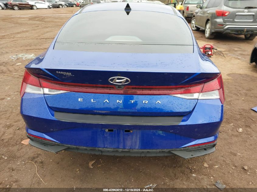 2021 Hyundai Elantra Sel VIN: 5NPLM4AG8MH028996 Lot: 43963010